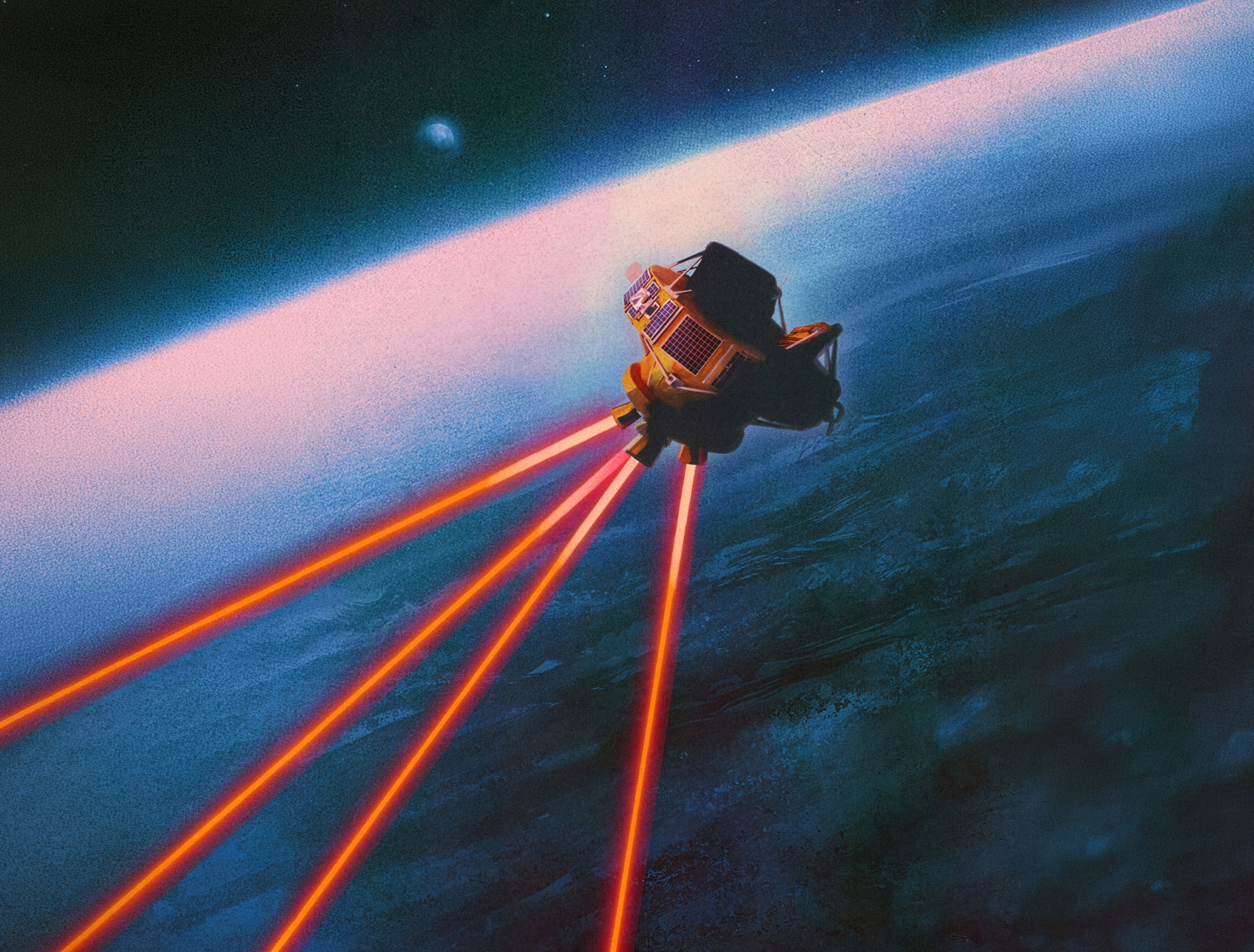 LIFE nulling interferometer laser illustration