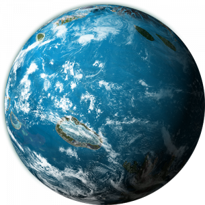 Temperate Earth-like exoplanet
